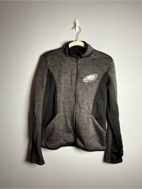 Team Apparel Gray and Black Full-Zip Women’s Jacket